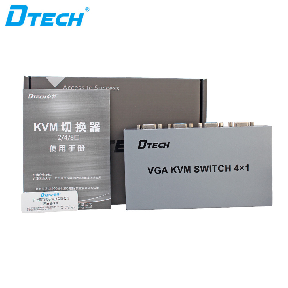 DTECH 4 Port USB HDMI KVM Exte - Hdmi Kvm Switch 4 Port Dual Monitor ulasan dan harga