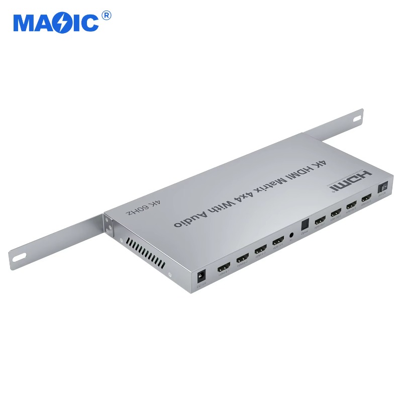 Matriks HDMI 4x4 dengan RS232, - Hdmi Matrix Switch 4X4 4K 60Hz ulasan dan harga