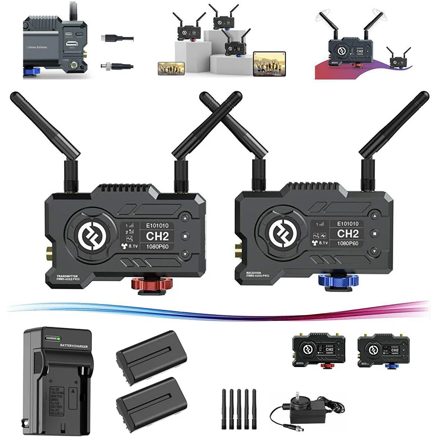 Hollyland Mars /MOMA 400S PRO  - Wireless Sdi Transmitter Video 1000Ft ulasan dan harga