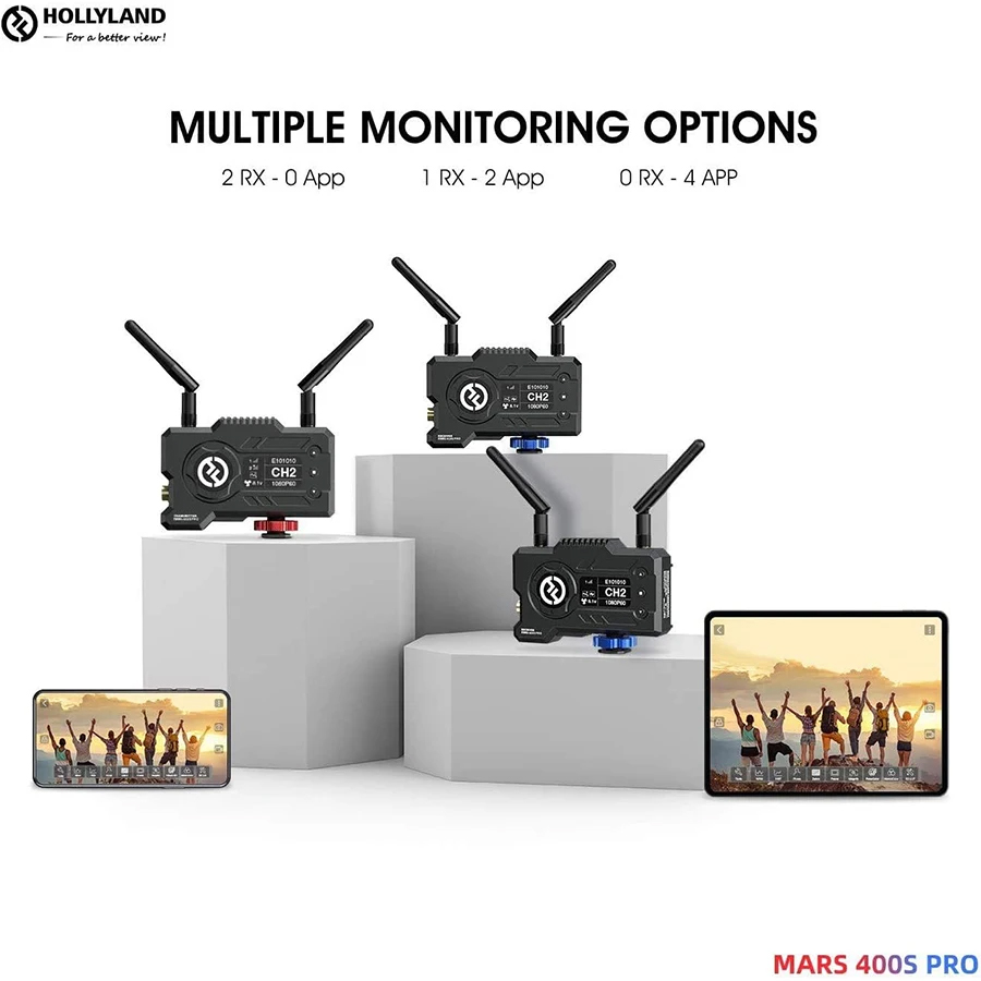 Hollyland Mars /MOMA 400S PRO  - Wireless Sdi Transmitter Video 1000Ft ulasan dan harga