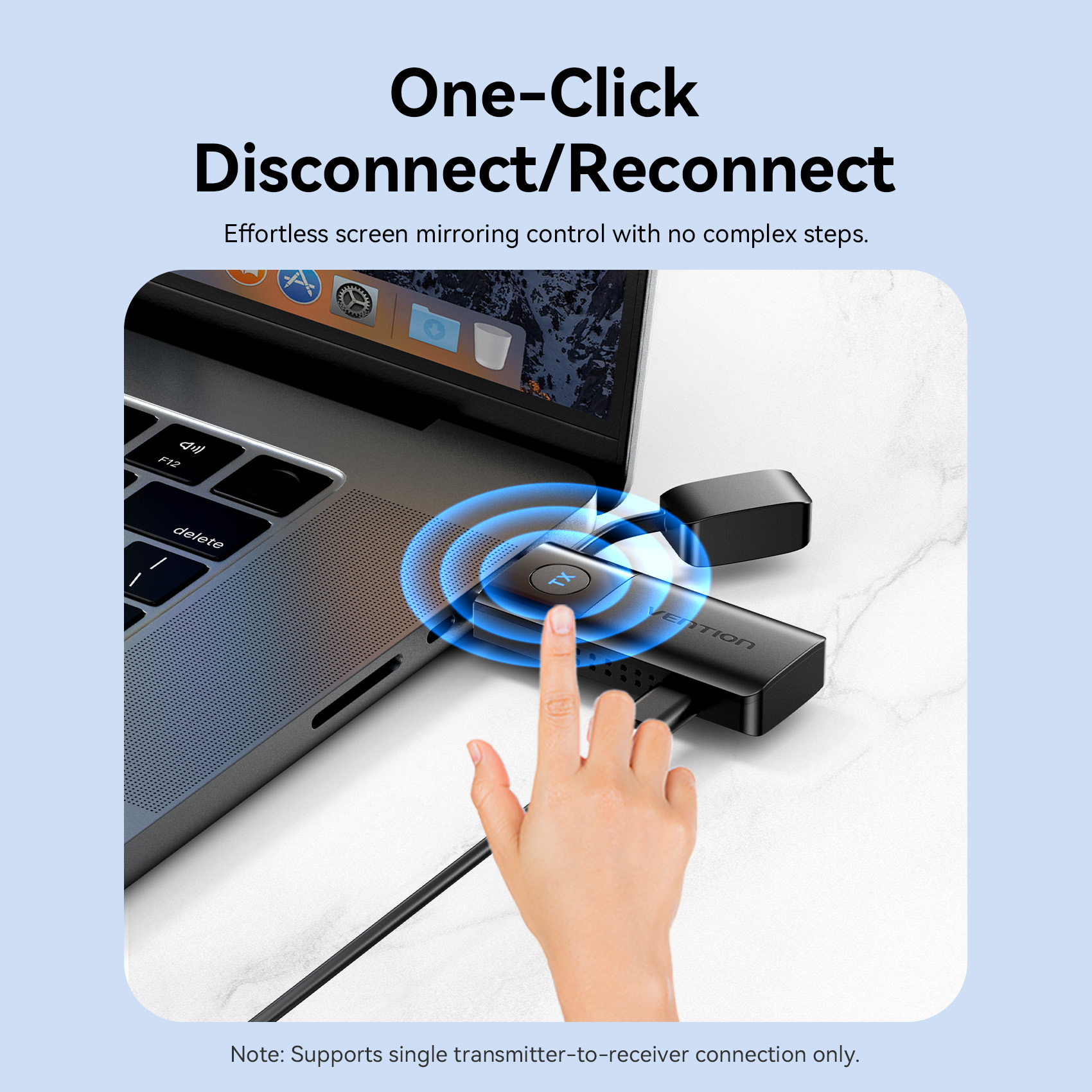 Vention Pemancar dan Penerima  - Wireless Hdmi Receiver For Projector ulasan dan harga